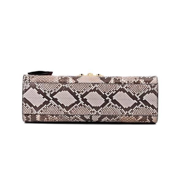New Gucci Padlock Medium Python Shoulder Bag - Picture 4 of 8